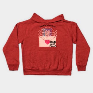 sending love Kids Hoodie